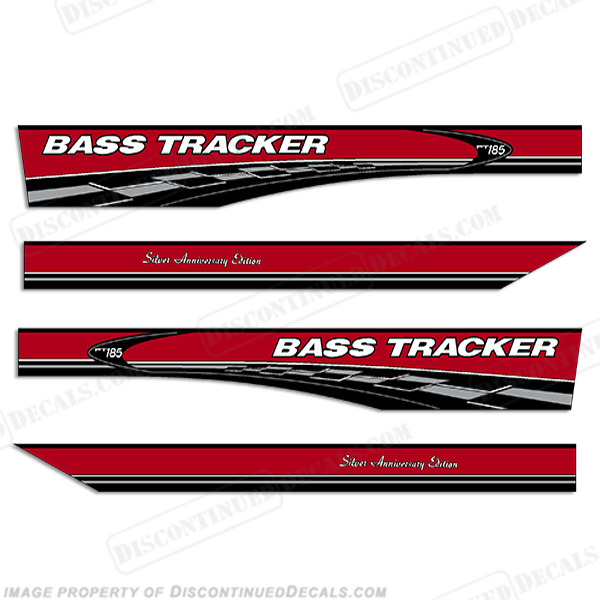 Bass Tracker PT185 Silver Anniversary Edition Decals INCR10Aug2021