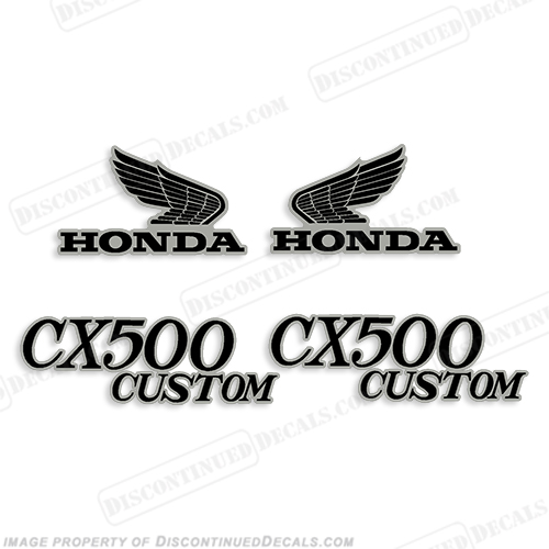 Honda motorcycle custom decals #7
