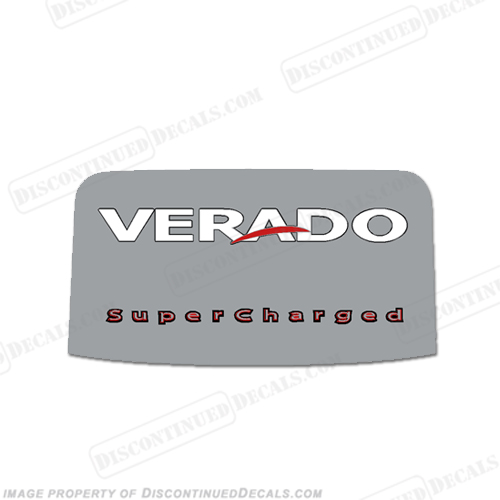 Mercury 2006-2012 135/150/175/200 'Verado Supercharged' Rear Decal INCR10Aug2021