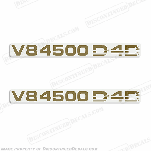 Toyota Landcruiser V8 4500 D4D Decals (Set of 2) - Any Color! INCR10Aug2021
