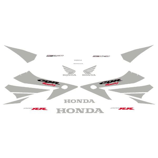1000RR Full Factory Replica Decal - Silver INCR10Aug2021