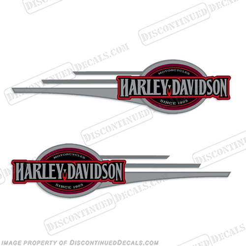 Harley-Davidson Heritage Softail Decals 2006 and up (Set of 2)  SILVER Harley, Davidson, Harley Davidson, soft, tail, 2005, 2006, 2007, 2008, softail, soft-tail, harley-davidson, softtail, INCR10Aug2021