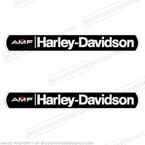 AMF Harley-Davidson Decals - Set of 2  harley, davidson, INCR10Aug2021