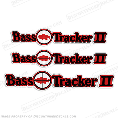 Bass Tracker II Target Boat Decal Package 70, 70s, 2, INCR10Aug2021