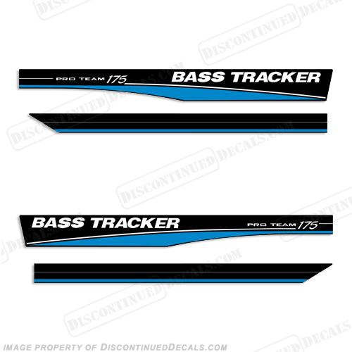 Bass Tracker Pro Team 175 Decals - Blue INCR10Aug2021