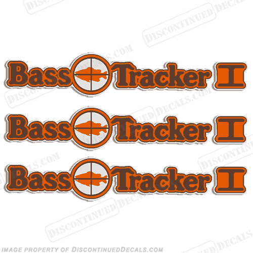 Bass Tracker I Target Boat Decal Package - 1970s  70, 70s, INCR10Aug2021