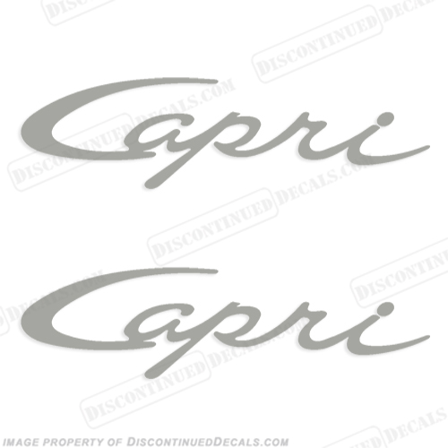 Bayliner 'Capri' Boat Decals - Script (1 color) INCR10Aug2021