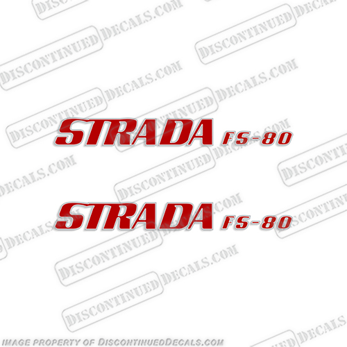 Skeeter Strada FS-80 Boat Logo Decals - (set of 2) boat, decals, skeeter, strada, fs-80, bass, fishing, stickers