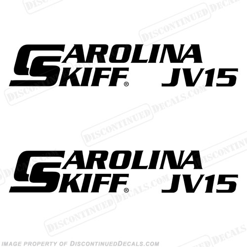Carolina Skiff Boat Decal JV15 - (Set of 2) INCR10Aug2021