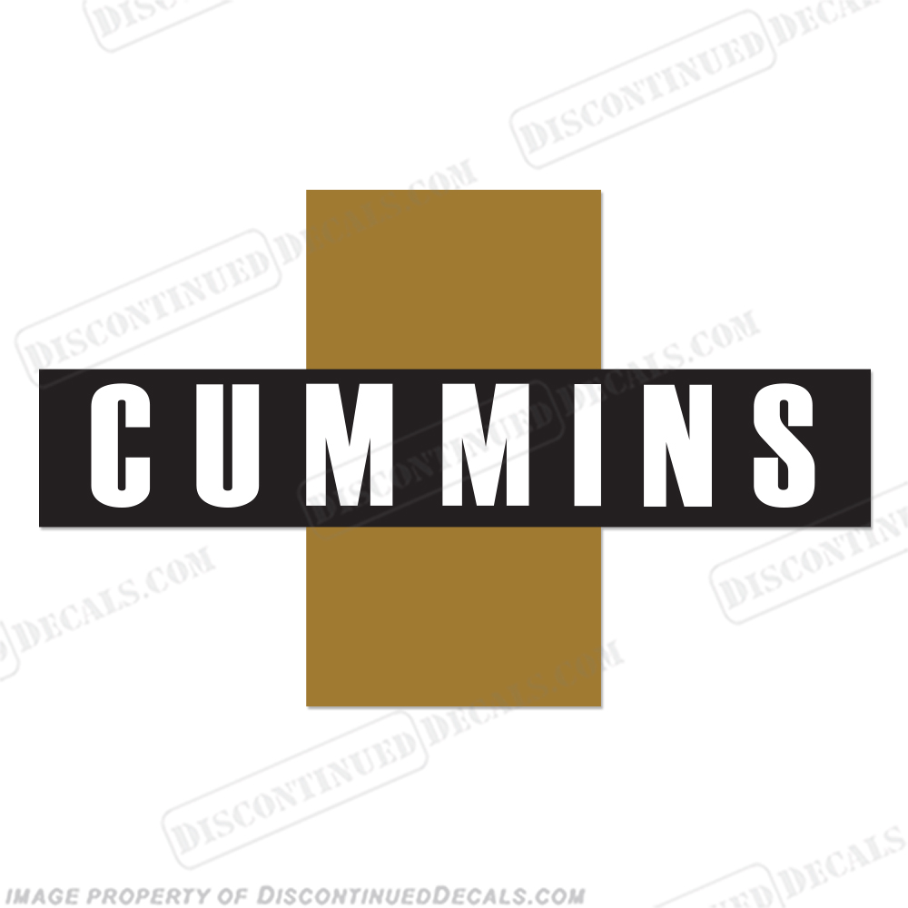 Cummins Logo Decal INCR10Aug2021