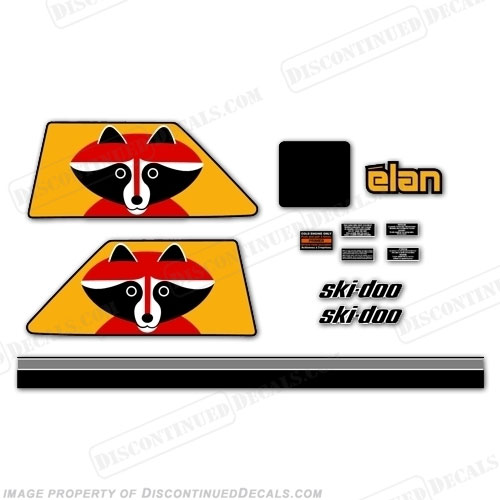 Elan 250 Raccoon Decal Kit - 1975 INCR10Aug2021