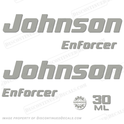 Johnson/Evinrude Enforcer 30ML Decals INCR10Aug2021
