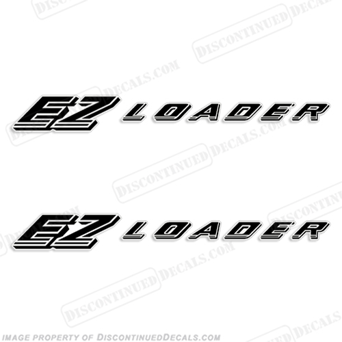 EZ Loader Trailer Decals - Style 2 (Set of 2) - Any Color! e z, e-z, easy loader, style2, INCR10Aug2021