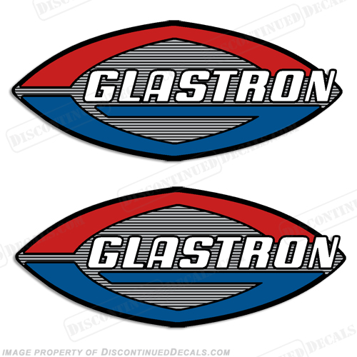 Glastron Boat Decals (Set of 2) - Silver Accents INCR10Aug2021