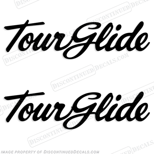 Harley-Davidson Tour Glide Fuel Tank Decals - Any Color! (Set of 2) 14026-83, INCR10Aug2021