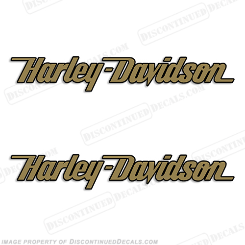 Harley-Davidson Fuel Tank Motorcycle Decals (Set of 2) - Style 8 harley davidson, harley, davidson, INCR10Aug2021