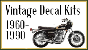 Old honda motorcycle decals