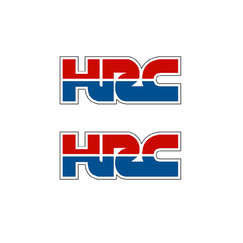 Honda "HRC" Racing Decals (Set of 2) INCR10Aug2021
