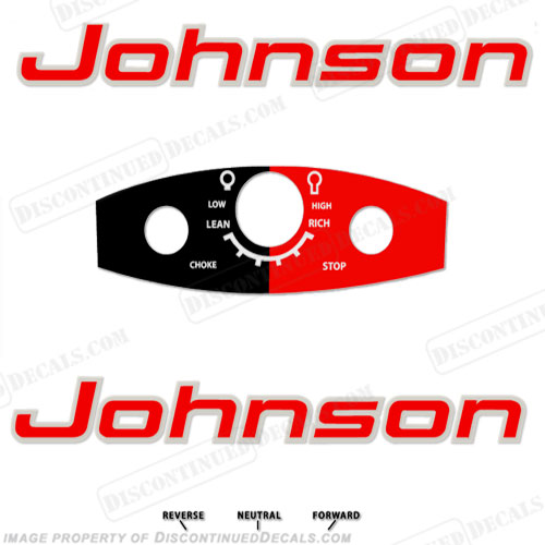 Johnson 1963 10hp Decals INCR10Aug2021