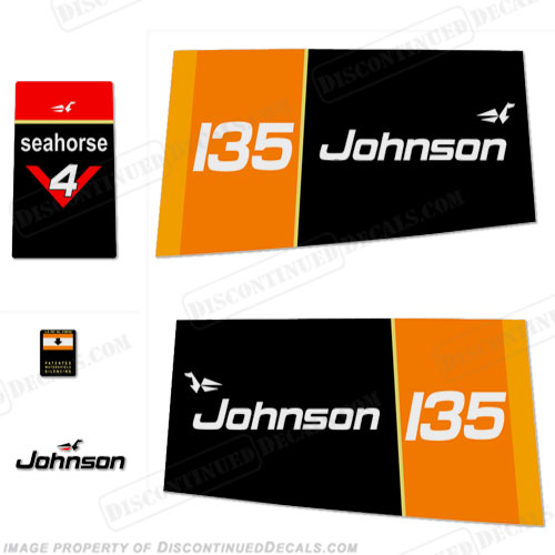 Johnson 1976 135hp Decals INCR10Aug2021