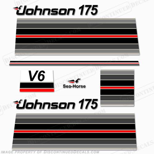Johnson 1982 175hp Decals INCR10Aug2021