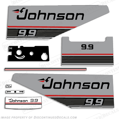 Johnson 1988 9.9hp Decal Kit INCR10Aug2021