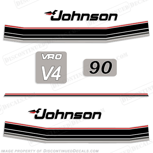 Johnson 1985 90hp VRO Decals INCR10Aug2021