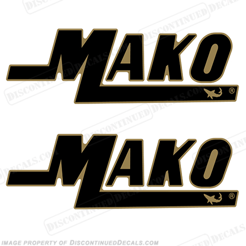Mako Boat Decals - 2 Color! INCR10Aug2021