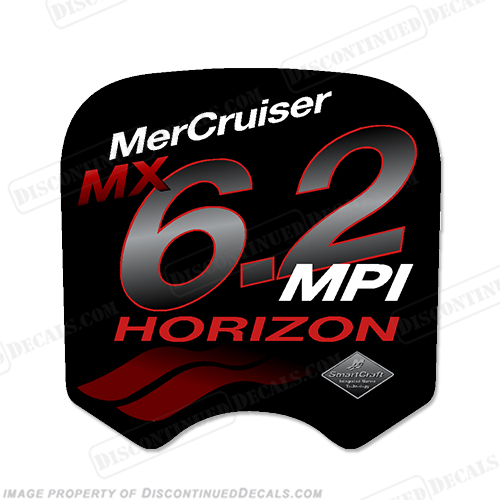 Mercruiser MX 6.2 MPi Horizon Decal INCR10Aug2021