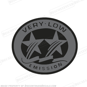 Mercury 2 Star "Very Low Emissions" Decal INCR10Aug2021