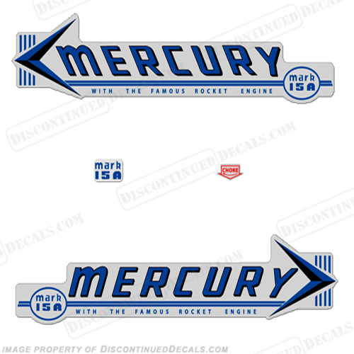 Mercury 1959 Mark 15A MK6A Blue Decals INCR10Aug2021
