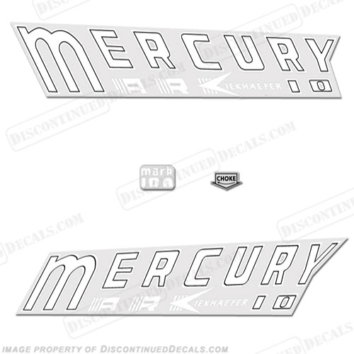 Mercury 1959 Kiekhaefer Mark 10A Decals INCR10Aug2021