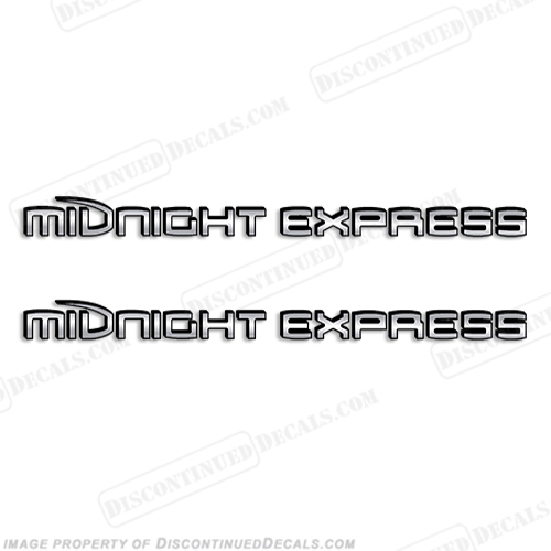 Midnight Express Decals - Chrome INCR10Aug2021