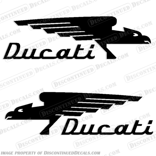 Ducati Gas Tank Decals - Any Color! (Set of 2) - Style 1 ducati, gas, fuel, tank, decals, decal, stickers, set, of, 2, motorcycle, bike, street, any, color, style, 1, 