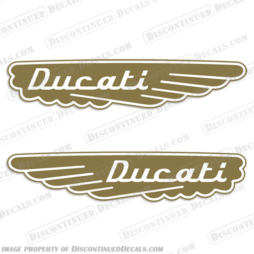 Ducati Gas Tank Decals - Any Color! (Set of 2) - Style 2 ducati, gas, fuel, tank, decals, decal, stickers, set, of, 2, motorcycle, bike, street, any, color, style, 