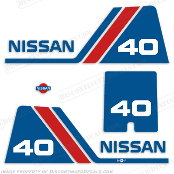 Nissan outboard decals