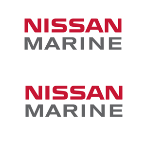 Nissan outboard stickers #6