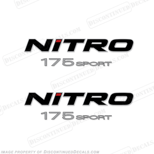 Tracker Marine Nitro 175 Sport Boat Decals (Set of 2) INCR10Aug2021