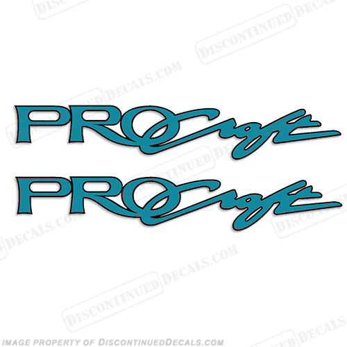 Tracker Marine Pro Craft Boats Logo Decals 52" - Teal   INCR10Aug2021