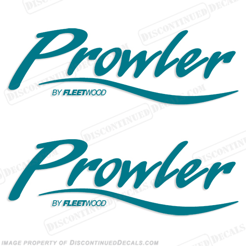 Prowler by Fleetwood RV Decals (Set of 2) - 1 Color! INCR10Aug2021