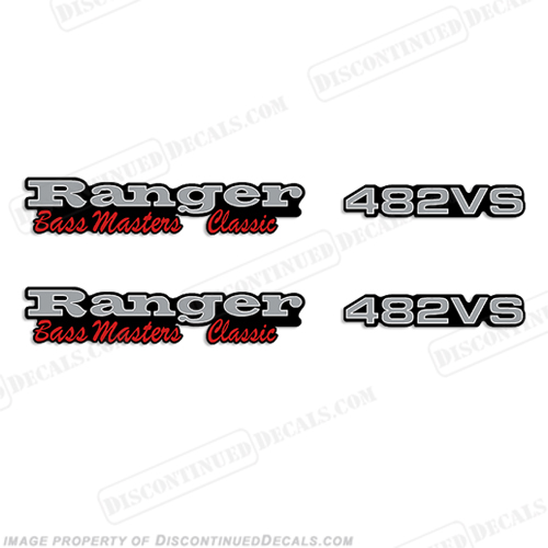 Ranger 482VS Bass Masters Classic Decals INCR10Aug2021
