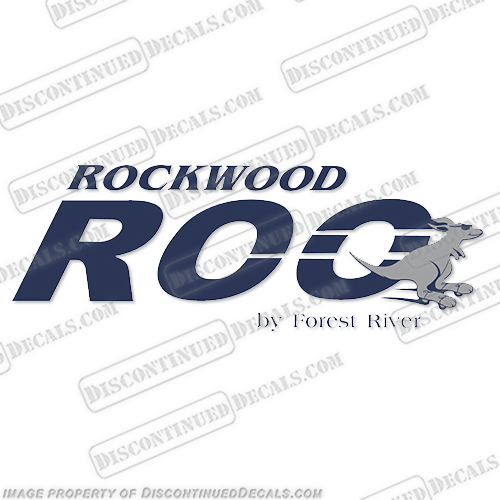 Rockwood Roo by Forest River RV Decal rockwood, roo, by, forest, river, 2007, hybrid, trailer, decals, 21, ss, single
