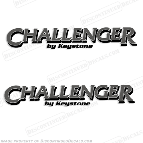 Challenger by Keystone RV Decals (Set of 2) - Style 1 INCR10Aug2021