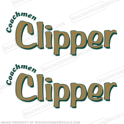 Coachmen Clipper RV Decals (Set of 2) coach, men, coach-men, INCR10Aug2021