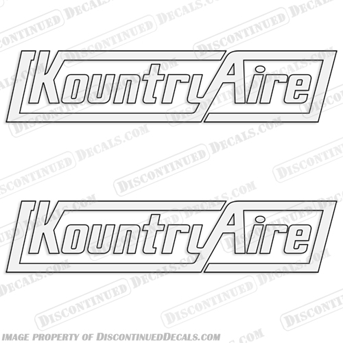 Newmar Kountry Aire RV Decals (Set of 2) - Style 1 rv, logo, decal, , sticker, decals, set, of, 2, two, camper, motorhome, travel, trailer, stickers, 