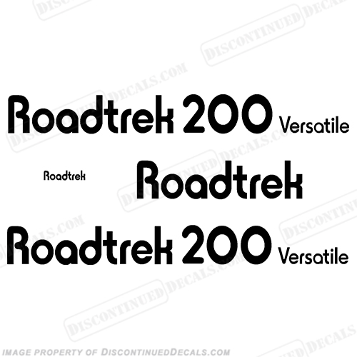 RoadTrek 200 Versatile RV Decals - Any Color! INCR10Aug2021