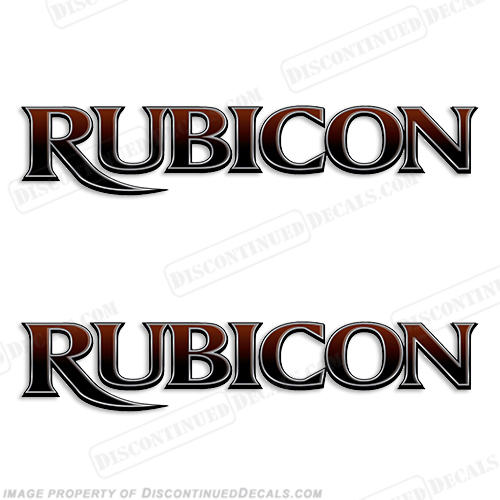 Rubicon by Dutchmen RV Decals (Set of 2) INCR10Aug2021