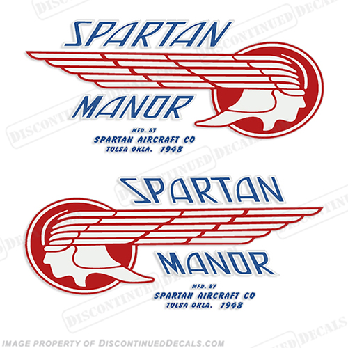 Spartan Manor Travel Trailer RV Decals aircraft, INCR10Aug2021