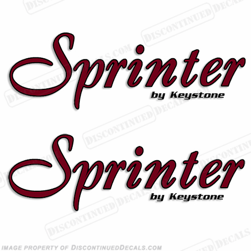 Sprinter by Keystone RV Decals (Set of 2) INCR10Aug2021
