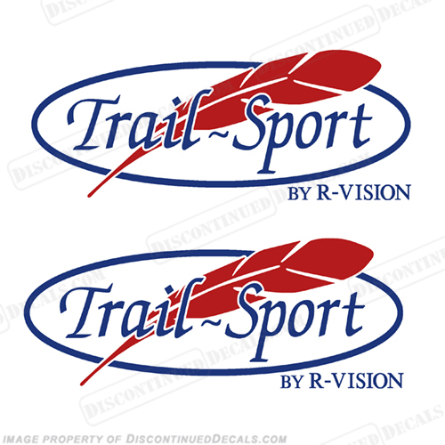 Trail Sport by R-Vision RV Decals (Set of 2) INCR10Aug2021